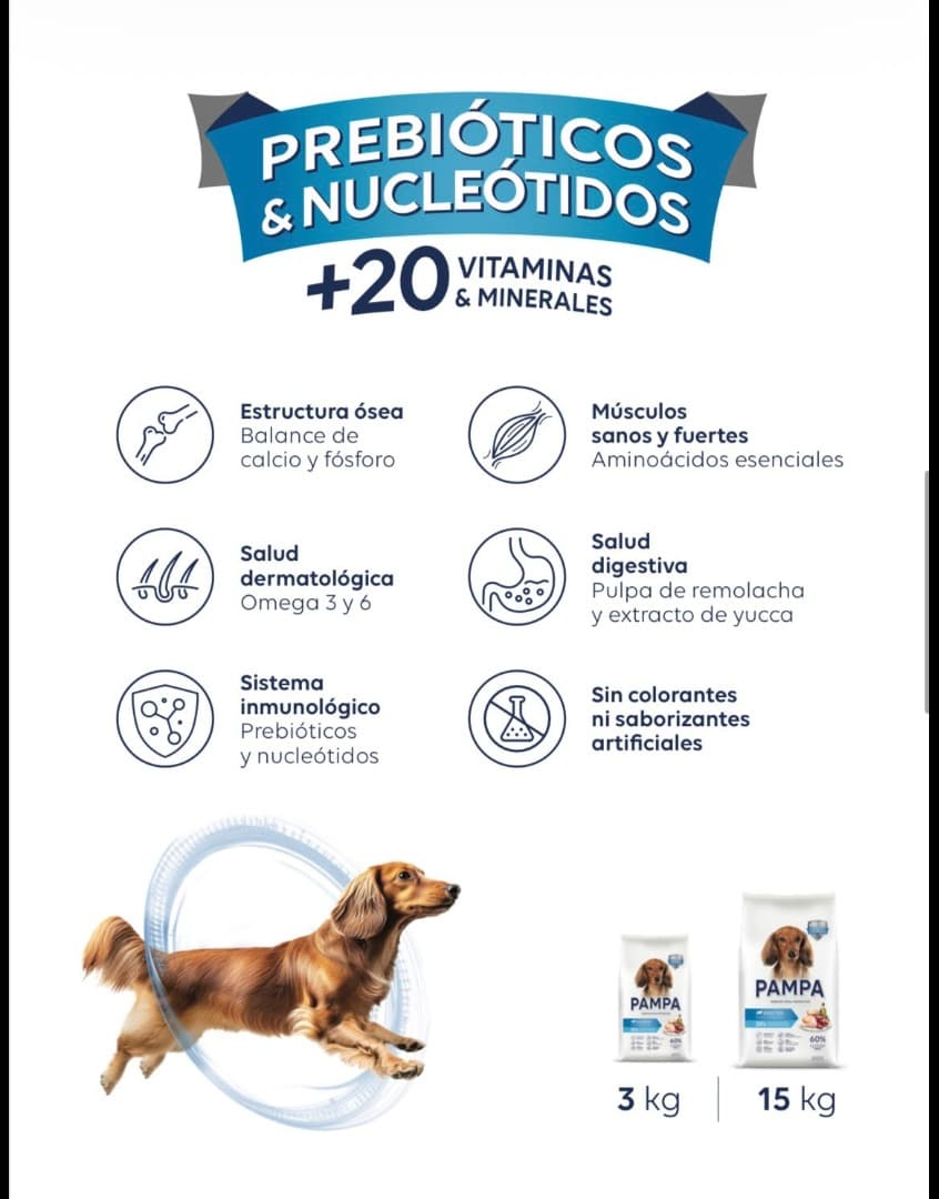 Alimento Pampa Adulto Pequeño 15KG 2