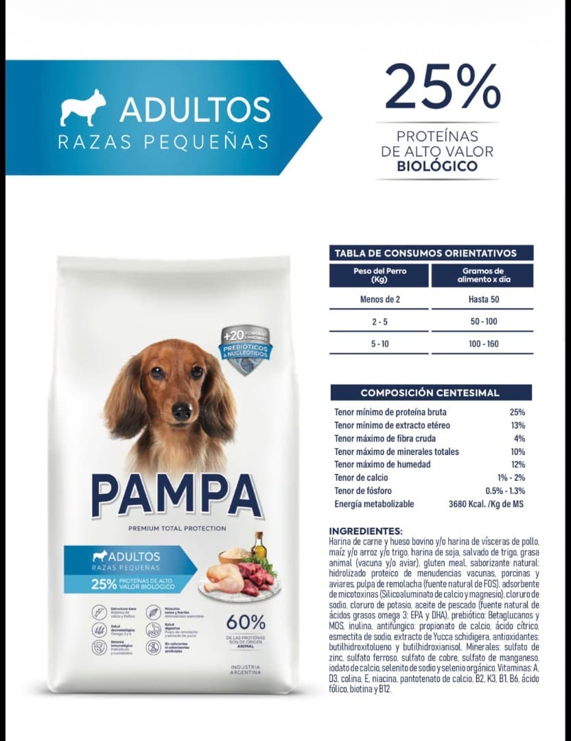 Alimento Pampa Adulto Pequeño 15KG 3