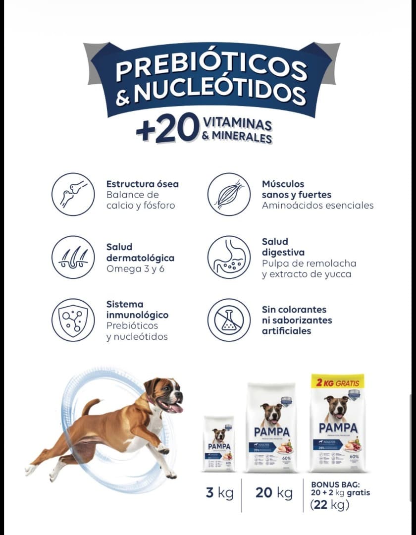 PAMPA ADULTO MEDIANO/GRANDE  3kg 2