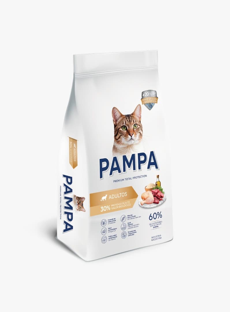 PAMPA GATOS ADULTOS 3KG - 1