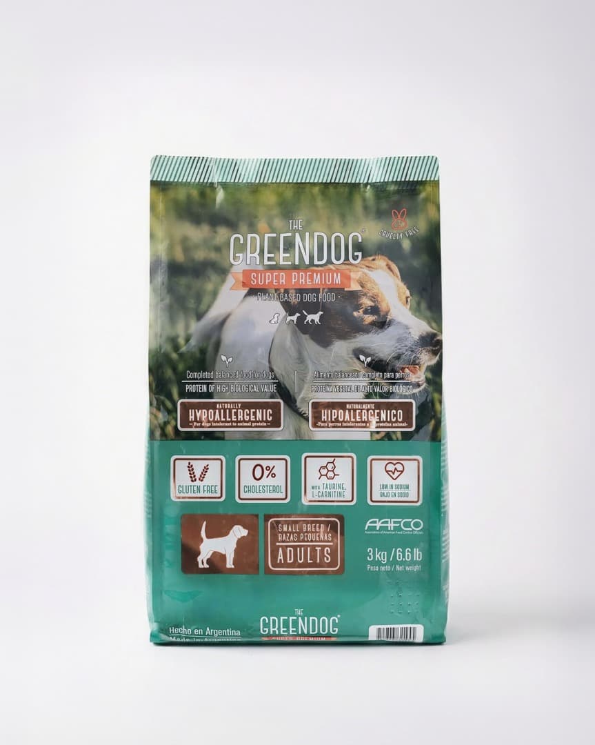 ALIMENTO GREENDOG ADULTO MORDIDA PEQUEÑA 3kg