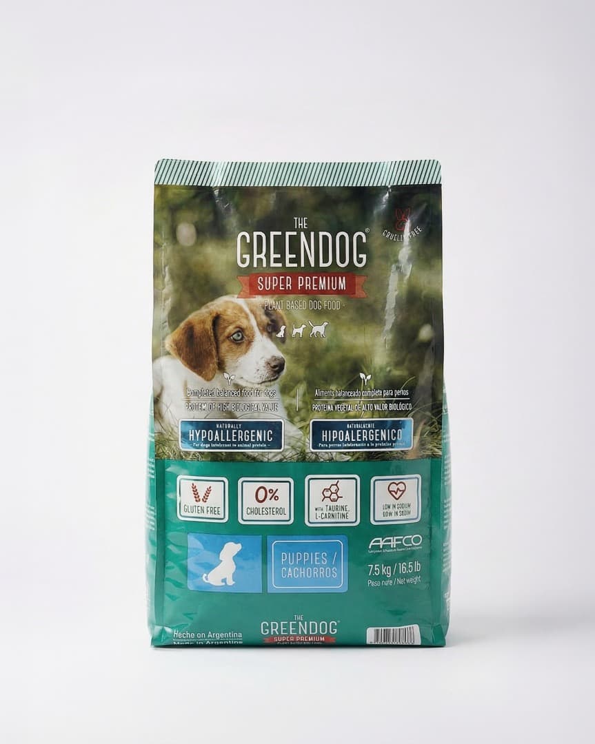 ALIMENTO GREENDOG CACHORRO 3kg